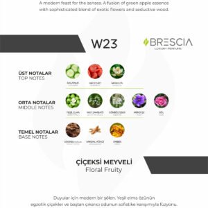 BRESCIA W23 50ml EDP ( DKNY Be Delicious Muadili )