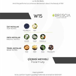 BRESCIA W15 50ml EDP ( Lancome La Vie Est Belle )