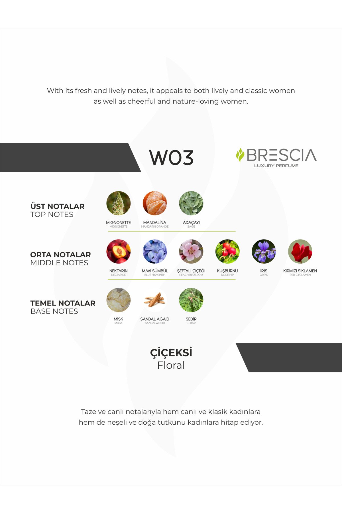 BRESCIA W03 50ml EDP ( Burberry Weekend Muadili ) - Görsel 2