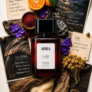 Raven Perfume AURA Limited Edition Özel Seri Unisex Extrait De Parfüm Uzun Süre Kalıcı Koku