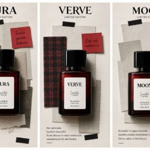 Raven Perfume AURA Limited Edition Özel Seri Unisex Extrait De Parfüm Uzun Süre Kalıcı Koku